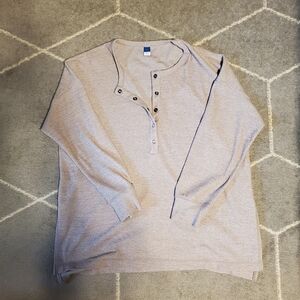 Old navy plush tunic henley